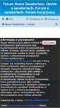 Mobile Screenshot of forum.nasze-sanatorium.pl